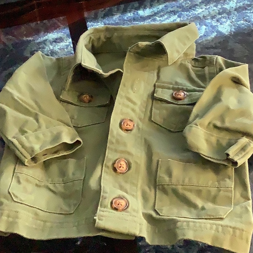 Carter’s Green Jean Jacket size 3 months